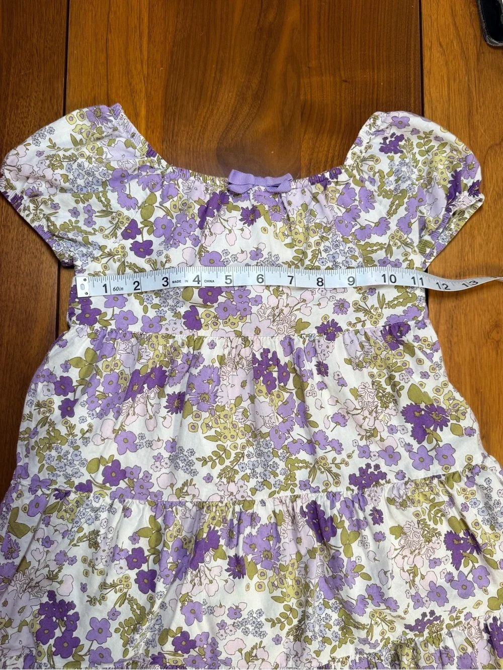 Gymboree floral purple dress size 5